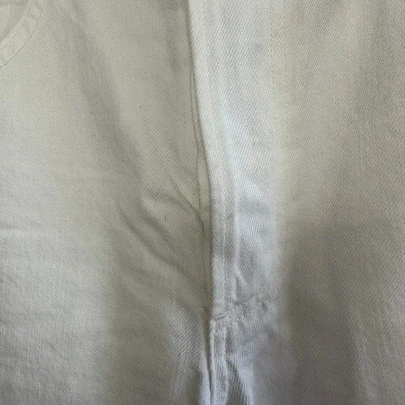 Citizens of Humanity Horseshoe Jean Jicama White Barrel Leg Size 25 Cotton - Picture 7 of 13